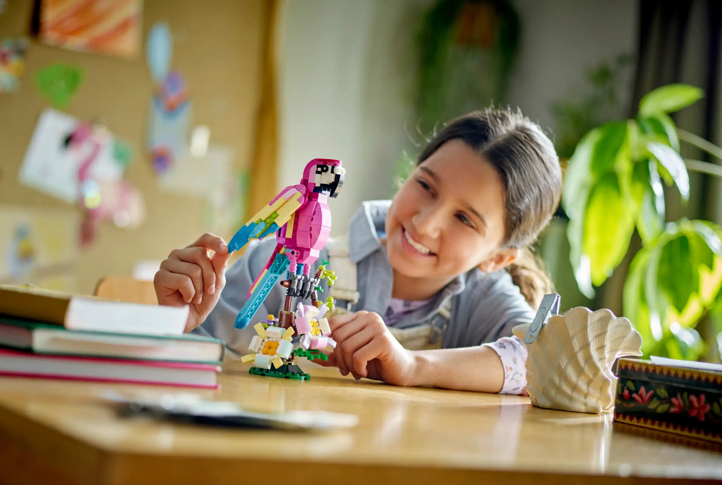 LEGO Creator 3in1 Exotischer pinkfarbener Papagei (31144)