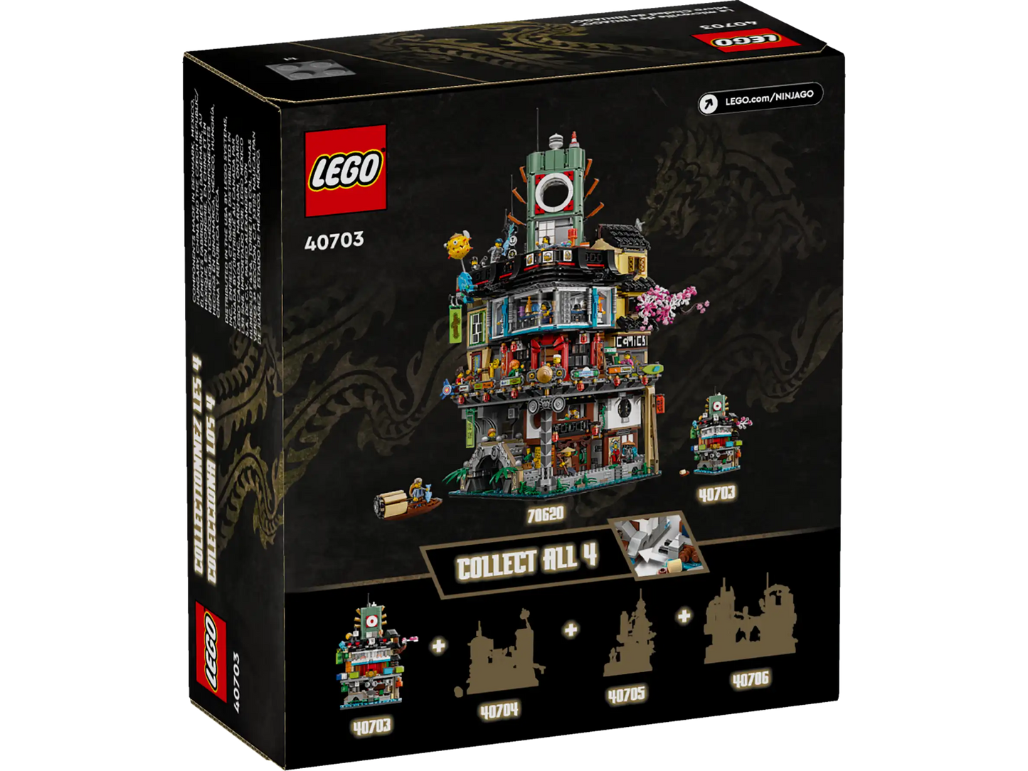 LEGO Ninjago Mikro Modell von Ninjago City (40703)