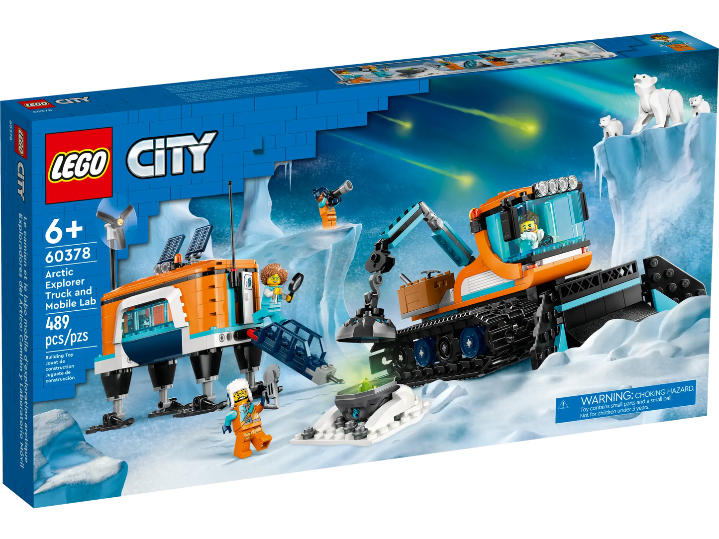 LEGO City Arktis-Schneepflug mit mobilem Labor (60378)