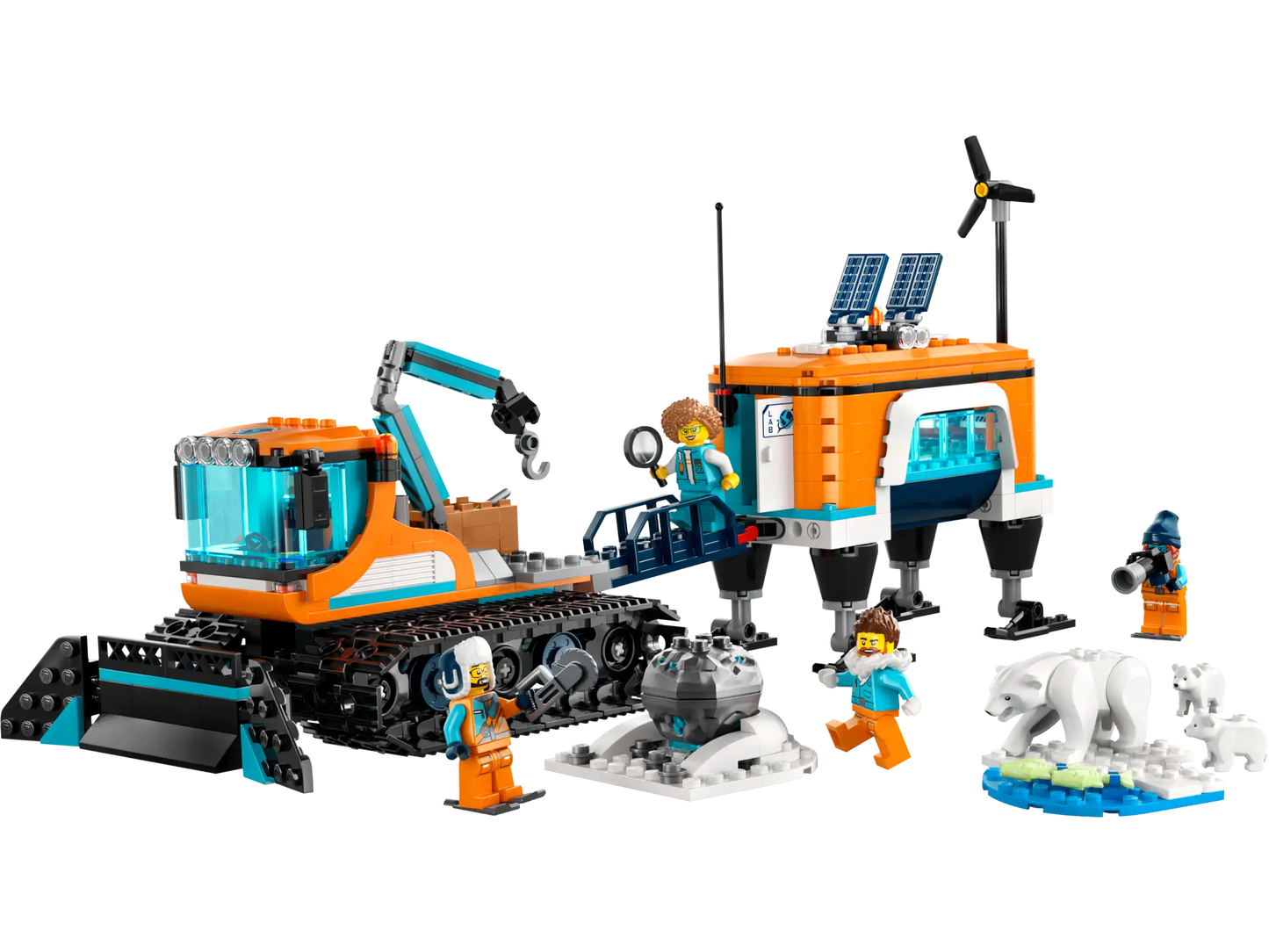 LEGO City Arktis-Schneepflug mit mobilem Labor (60378)