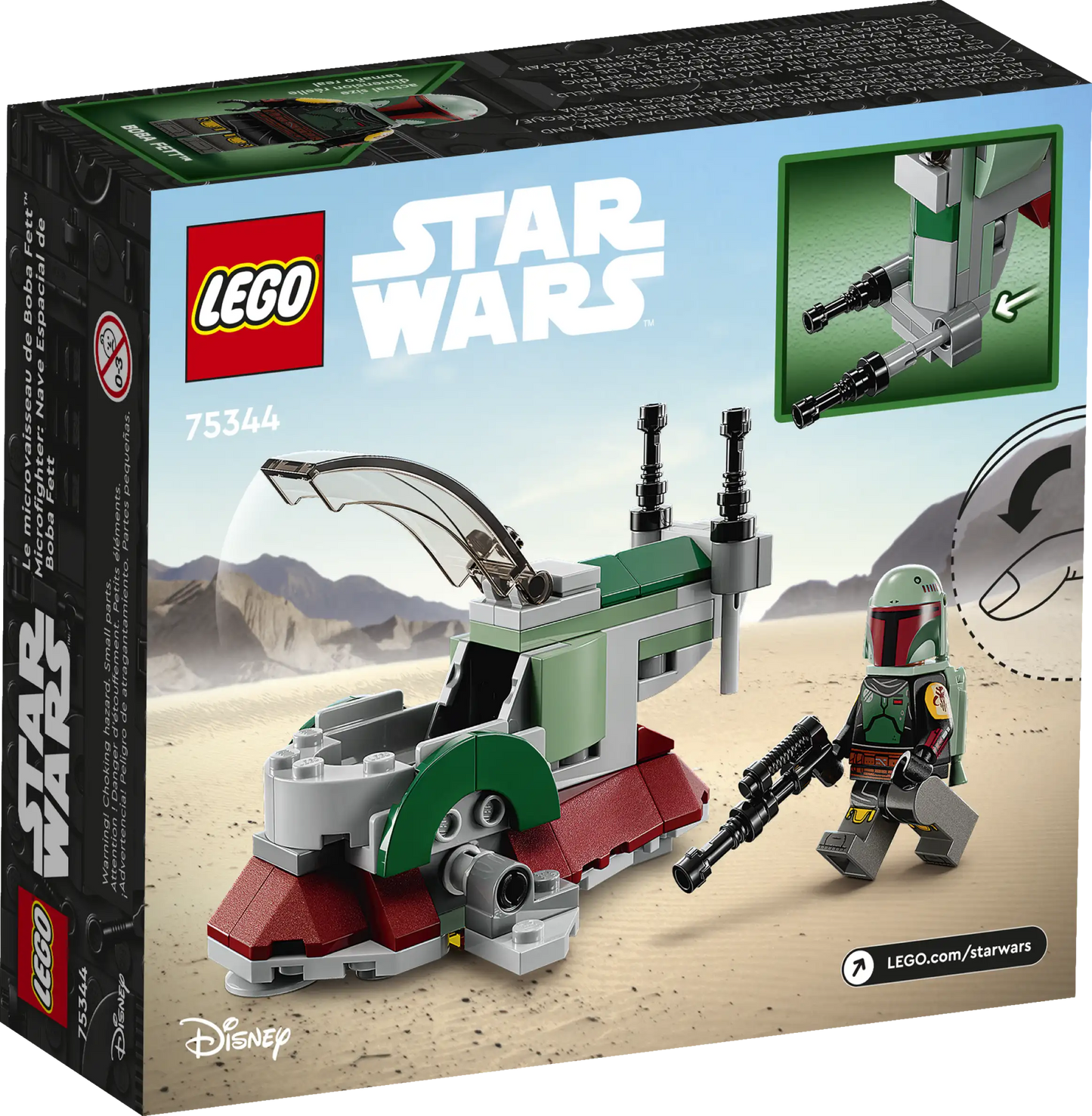LEGO Star Wars Boba Fetts Starship - Microfighter (75344)