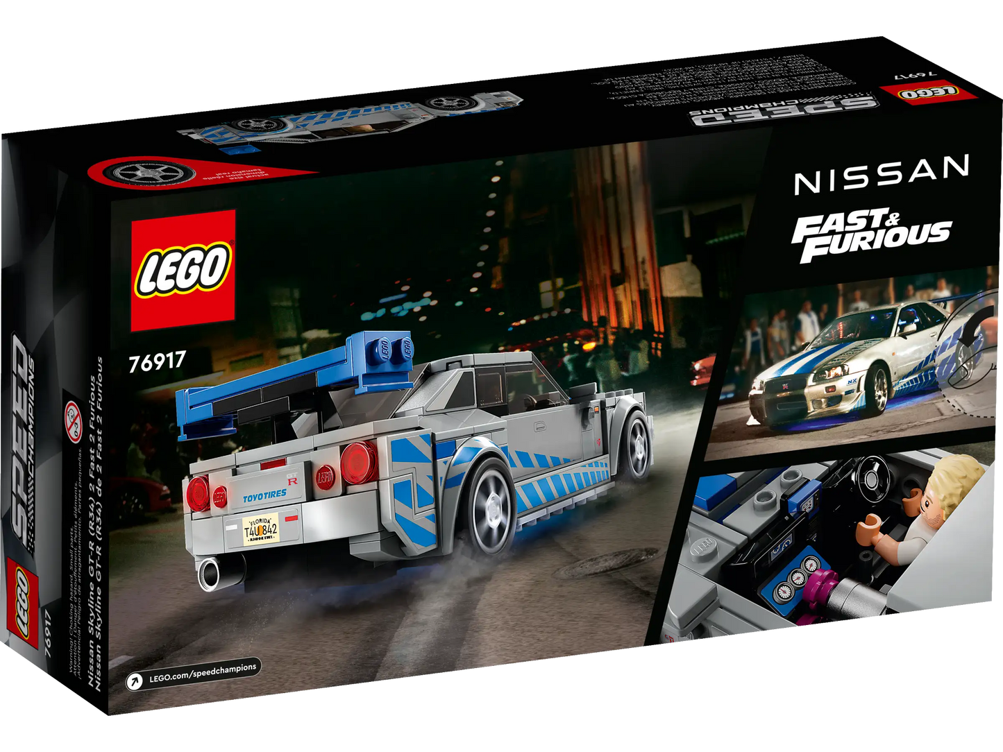 LEGO Speed Champions 2 Fast 2 Furious – Nissan Skyline GT-R (R34) (76917)