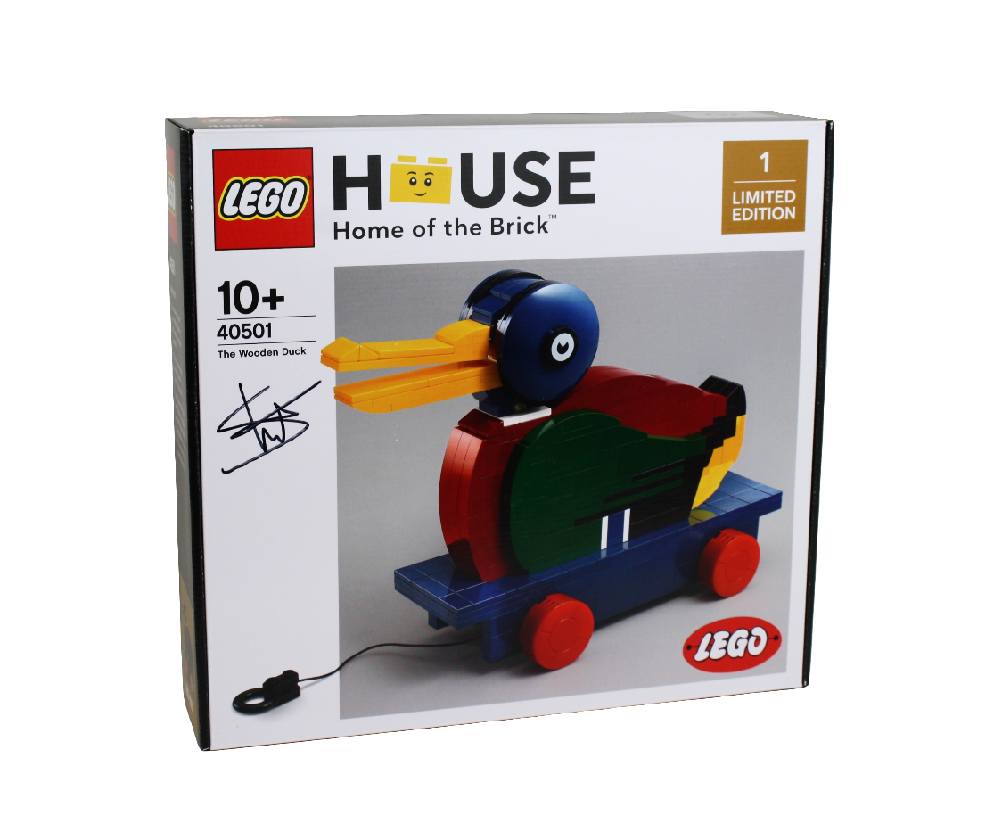 LEGO HOUSE Exclusive Holzente (40501) - signiert vom Designer