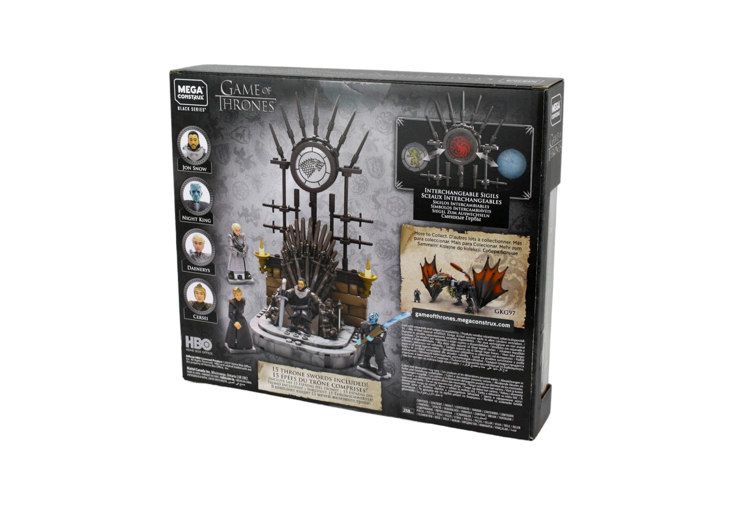Mattel MEGA Construx Black Series: Game of Thrones - Der eiserne Thron (GKM68)