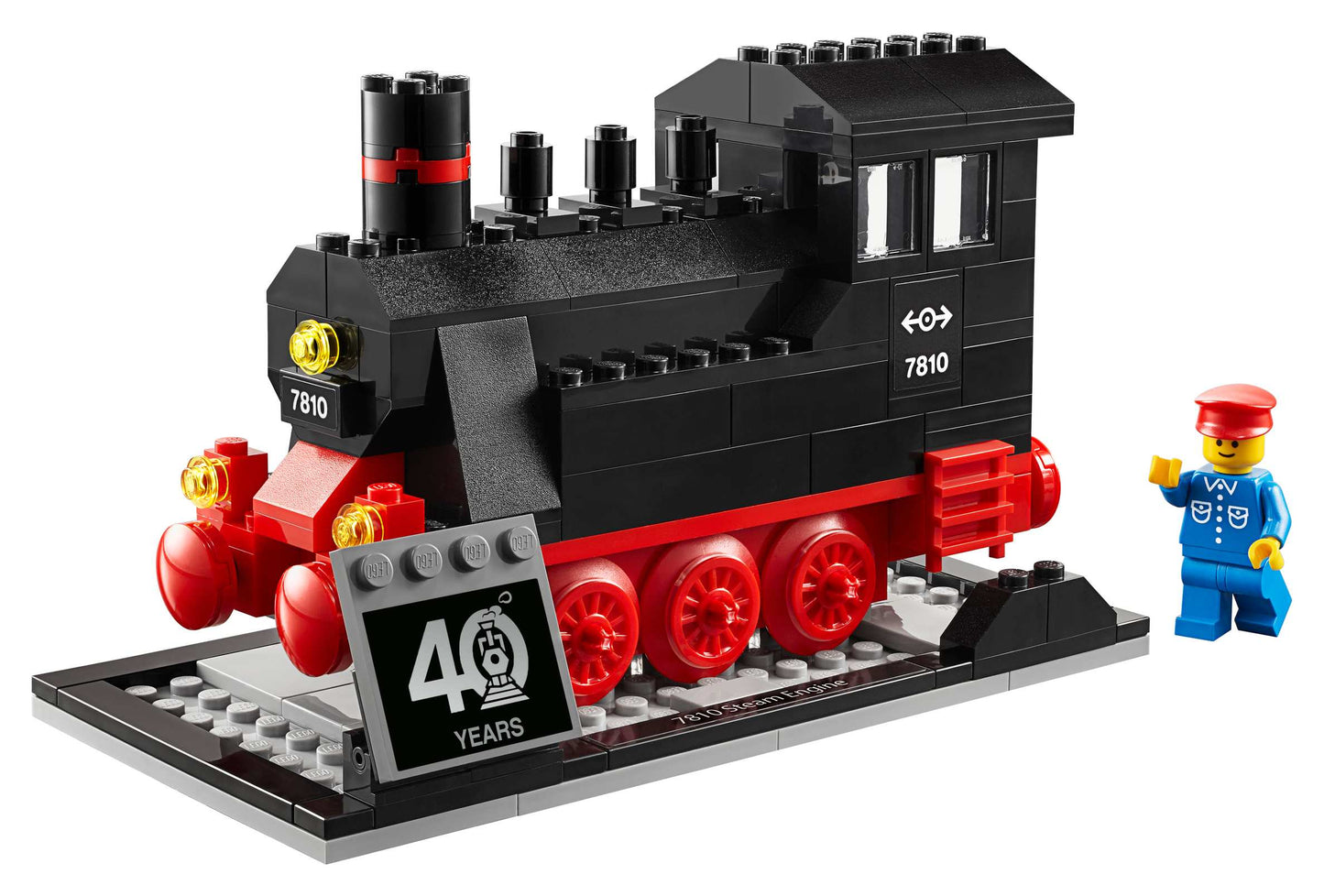 LEGO Dampflok zum 40. Jubiläum von LEGO® Eisenbahn (40370)