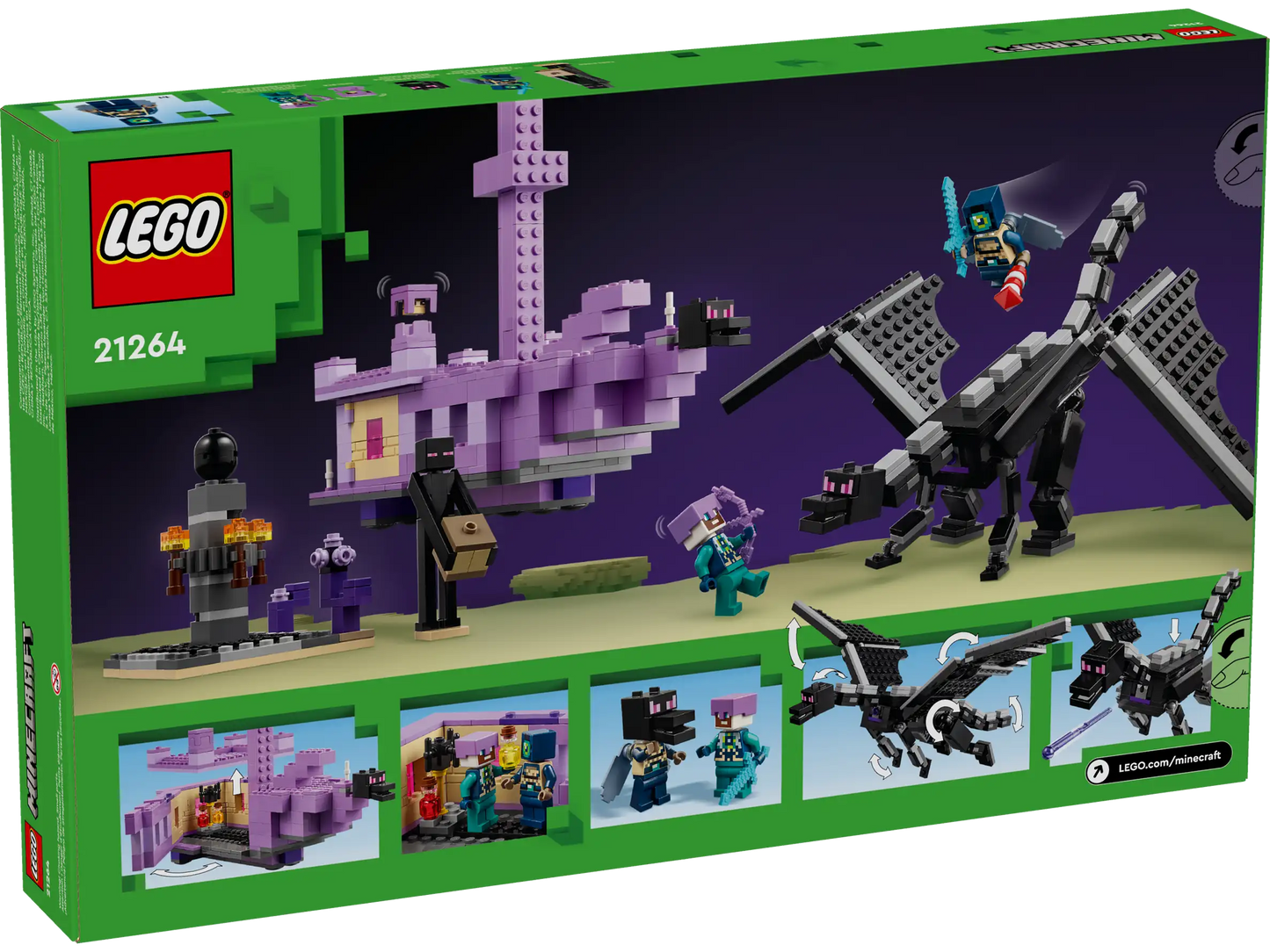 LEGO Minecraft Der Enderdrache und das Endschiff (21264)