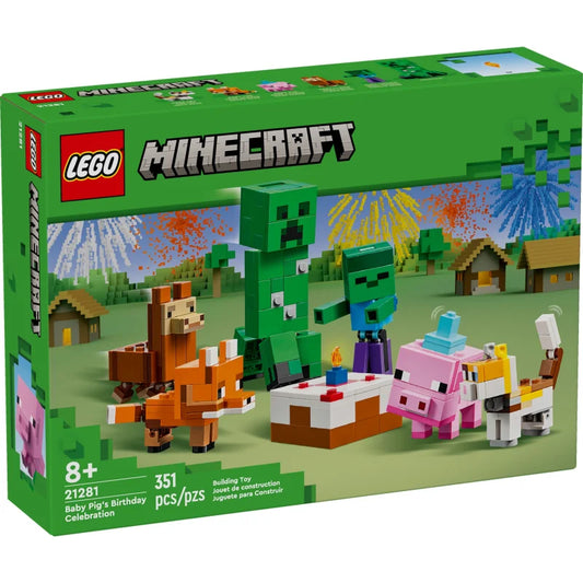 LEGO Minecraft Geburtstagsfeier des Babyschweins (21281)