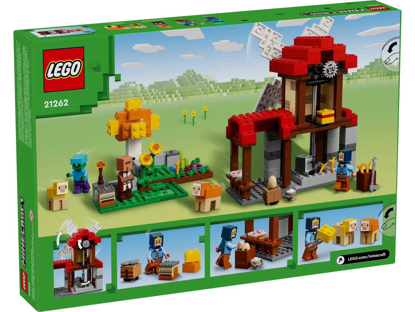 LEGO Minecraft Die Windmühlenfarm (21262)