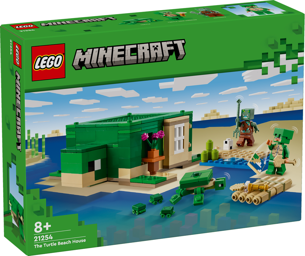 LEGO Minecraft Das Schildkrötenstrandhaus (21254)