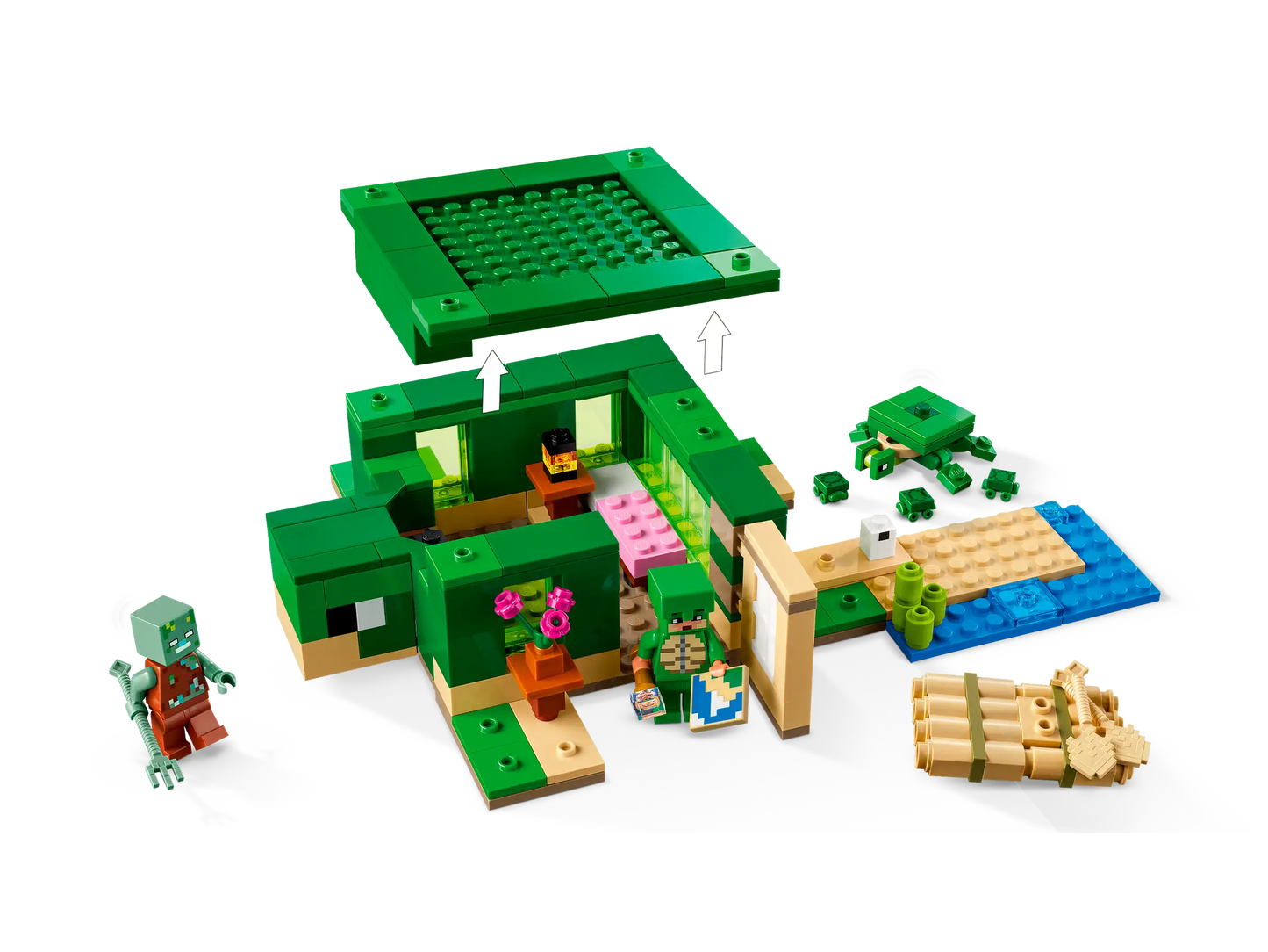 LEGO Minecraft Das Schildkrötenstrandhaus (21254)
