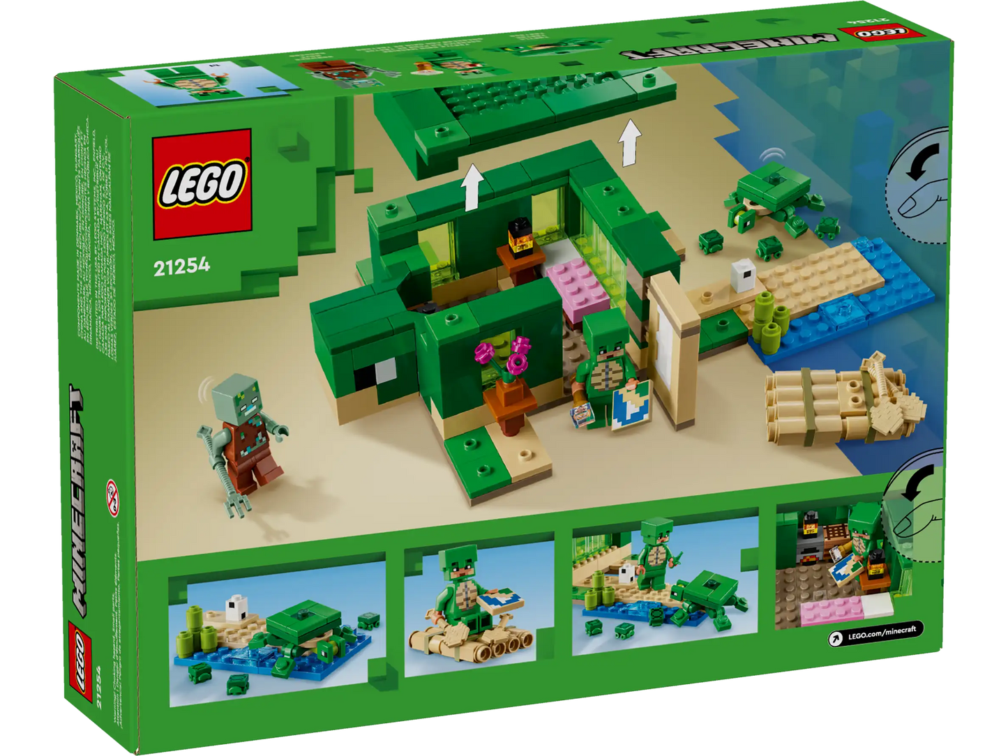 LEGO Minecraft Das Schildkrötenstrandhaus (21254)