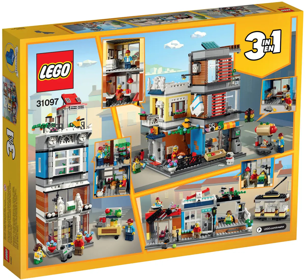 LEGO Creator Stadthaus mit Zoohandlung & Café (31097)