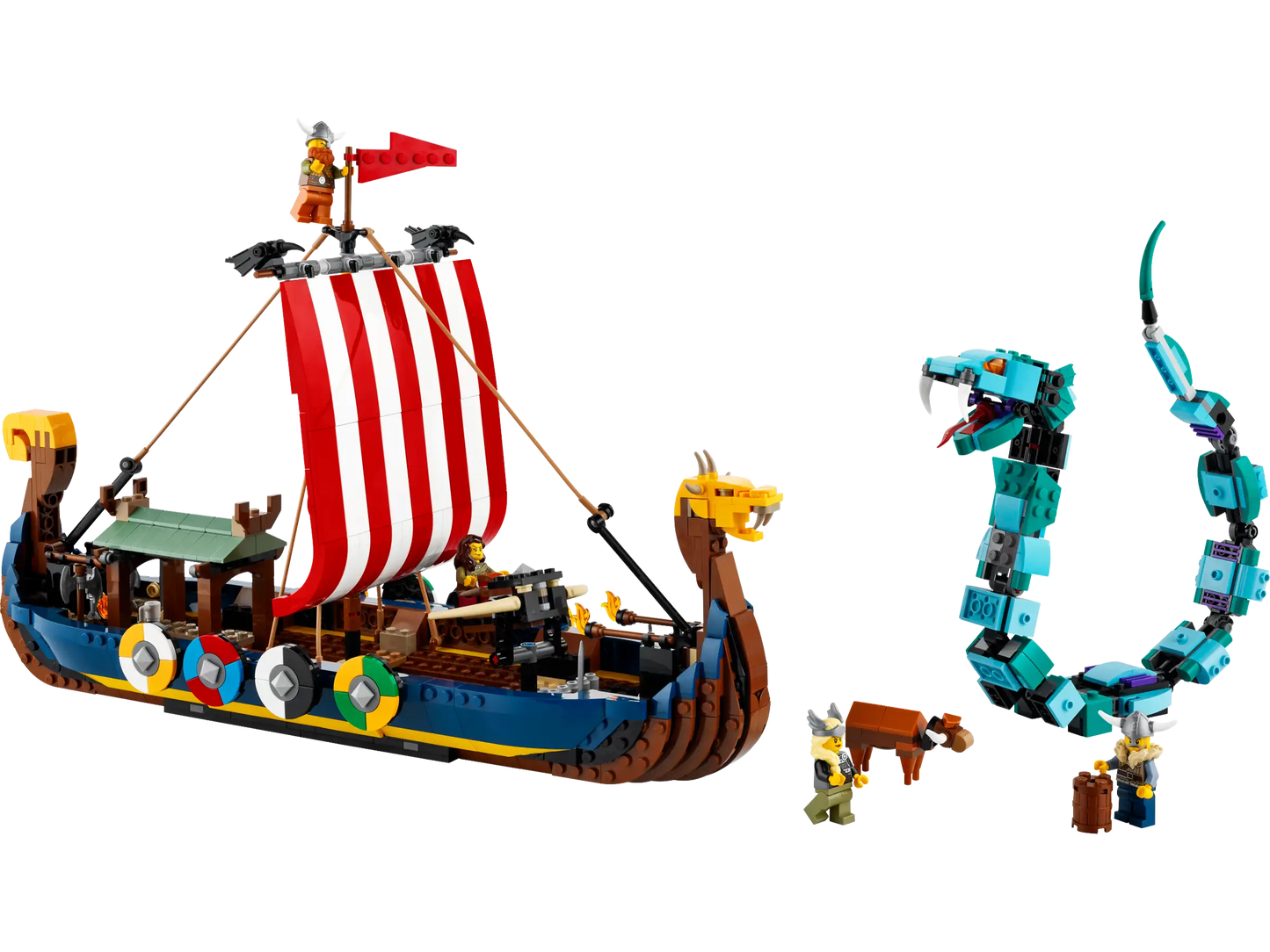 LEGO Creator Wikingerschiff mit Midgardschlange (31132)