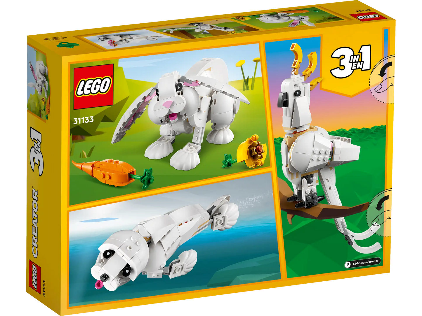 LEGO Creator 3in1 Weißer Hase (31133)
