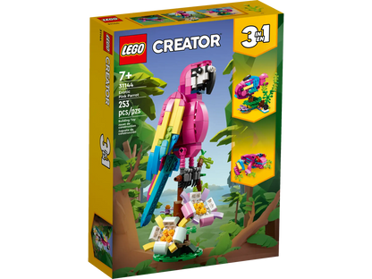 LEGO Creator 3in1 Exotischer pinkfarbener Papagei (31144)