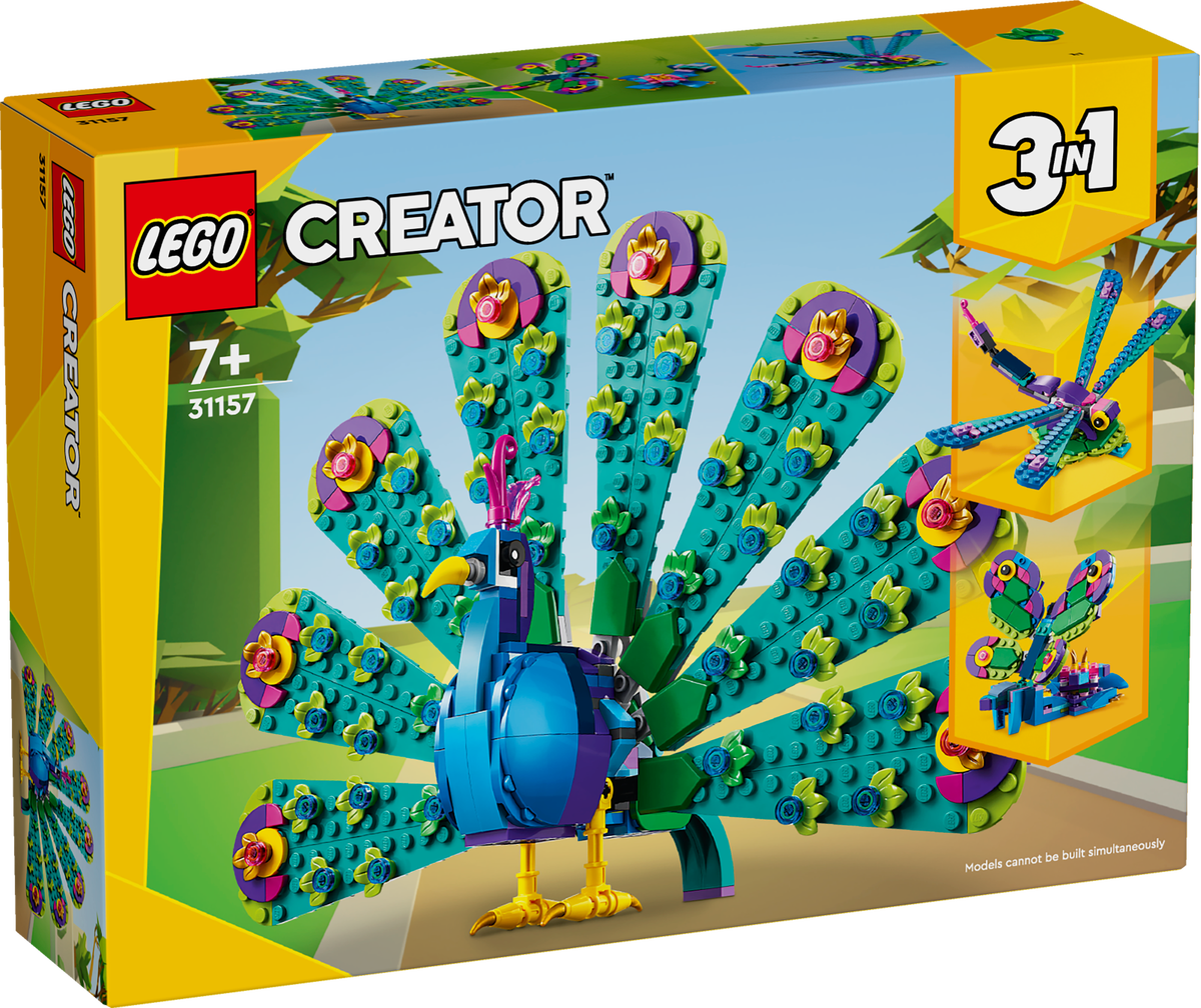 LEGO Creator 3in1 Exotischer Pfau (31157)