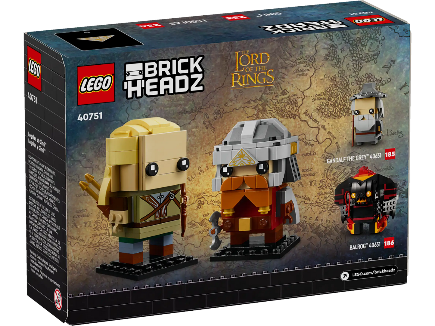 LEGO BrickHeadz Herr der Ringe Legolas und Gimli™ (40751)