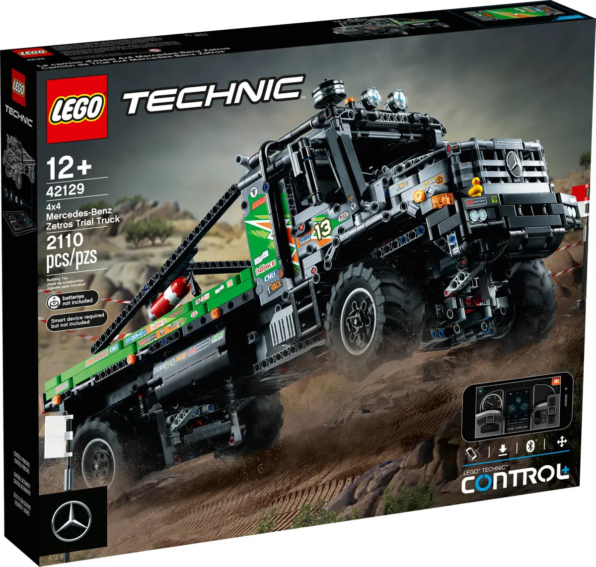 LEGO Technic Appgesteuerter 4x4 Mercedes-Benz Zetros Offroad-Truck (42129)