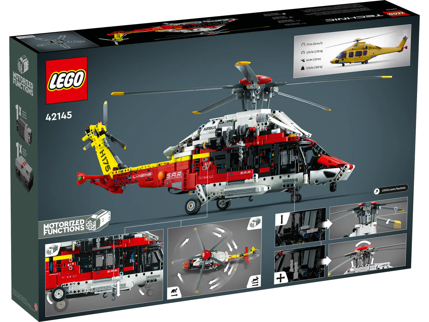 LEGO Technic Airbus H175 Rettungshubschrauber (42145)