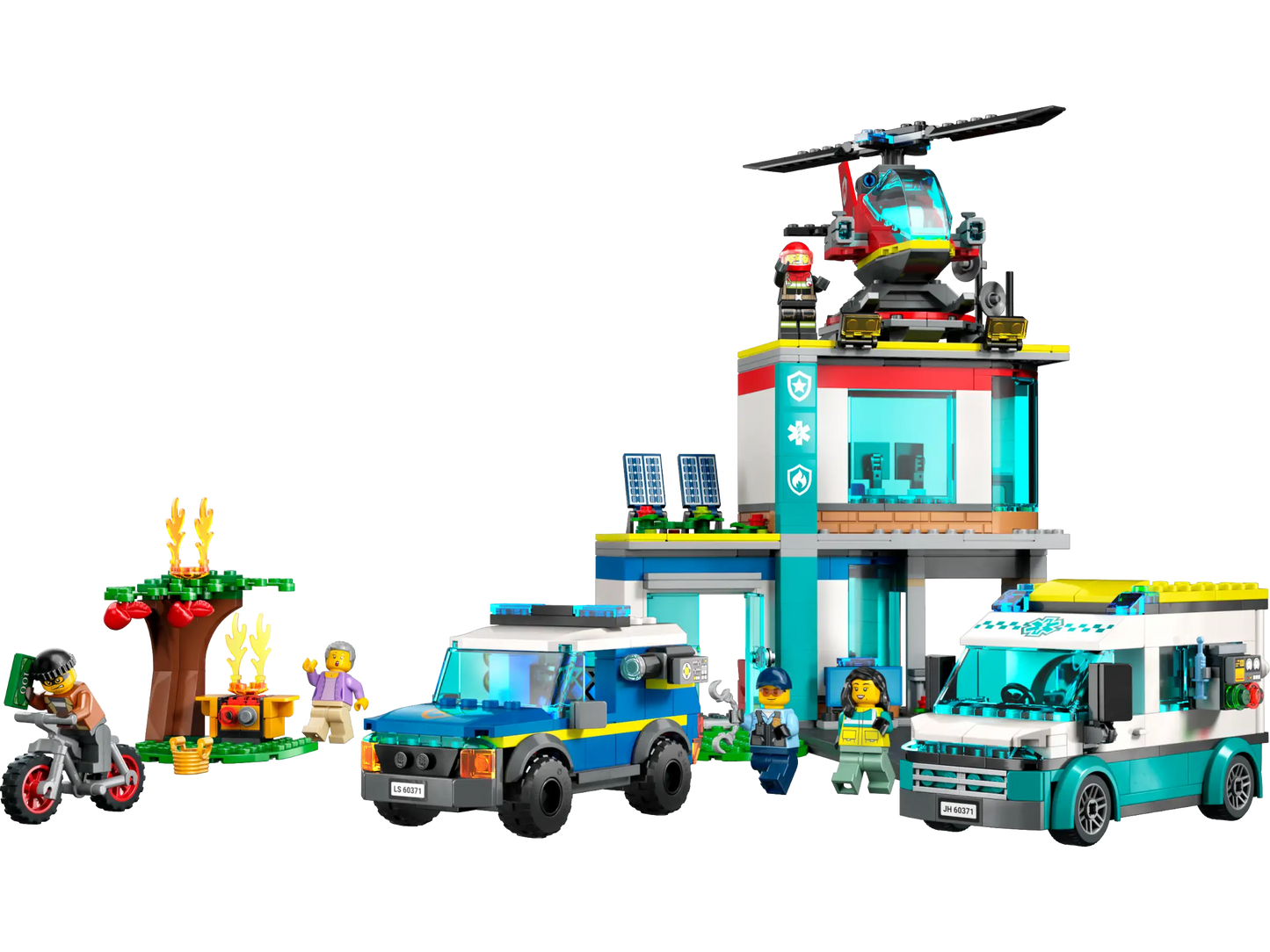 LEGO City Hauptquartier der Rettungsfahrzeuge (60371)