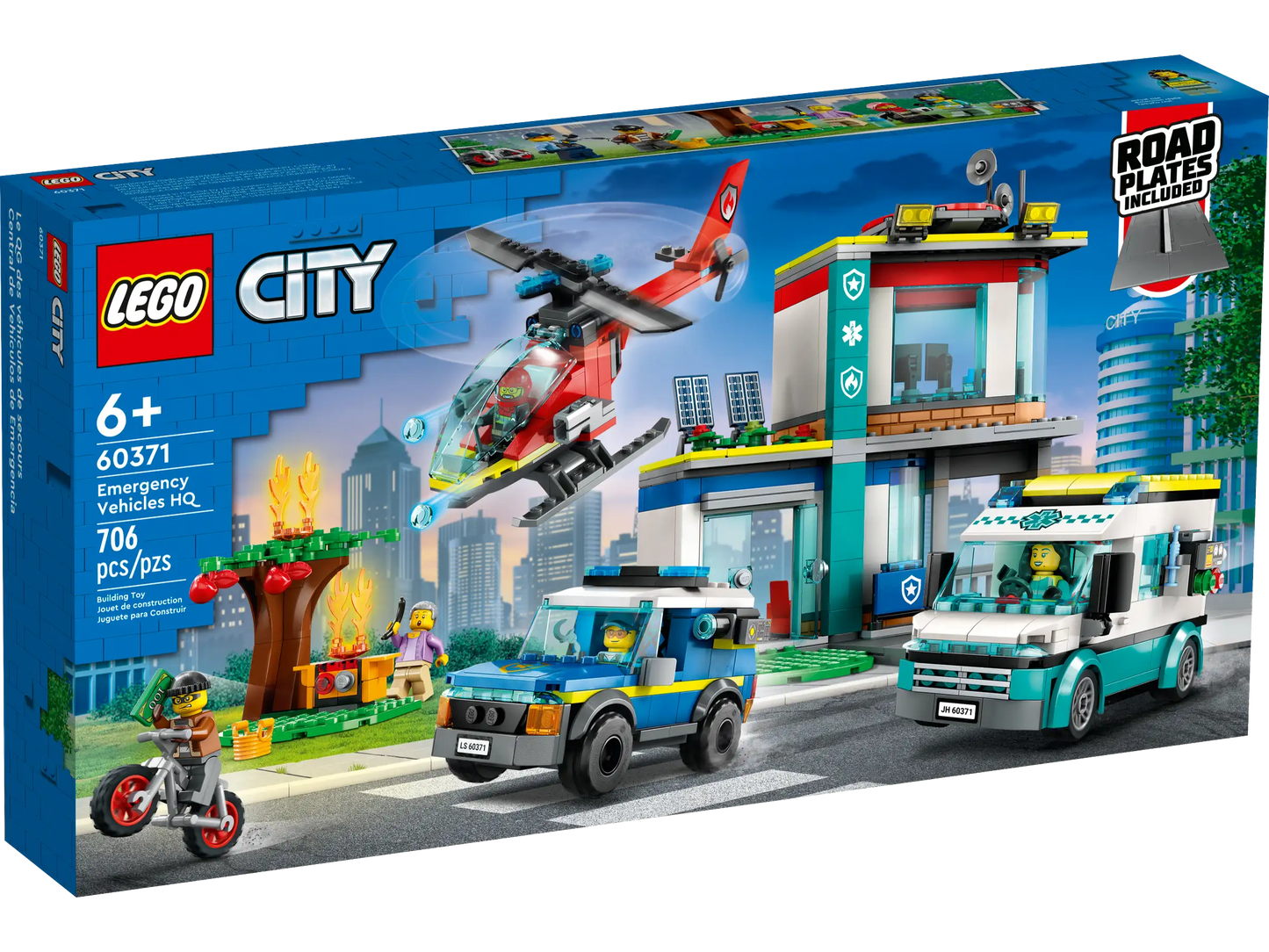 LEGO City Hauptquartier der Rettungsfahrzeuge (60371)