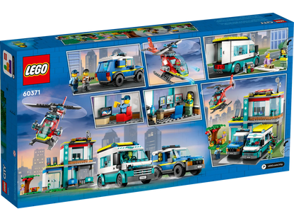 LEGO City Hauptquartier der Rettungsfahrzeuge (60371)