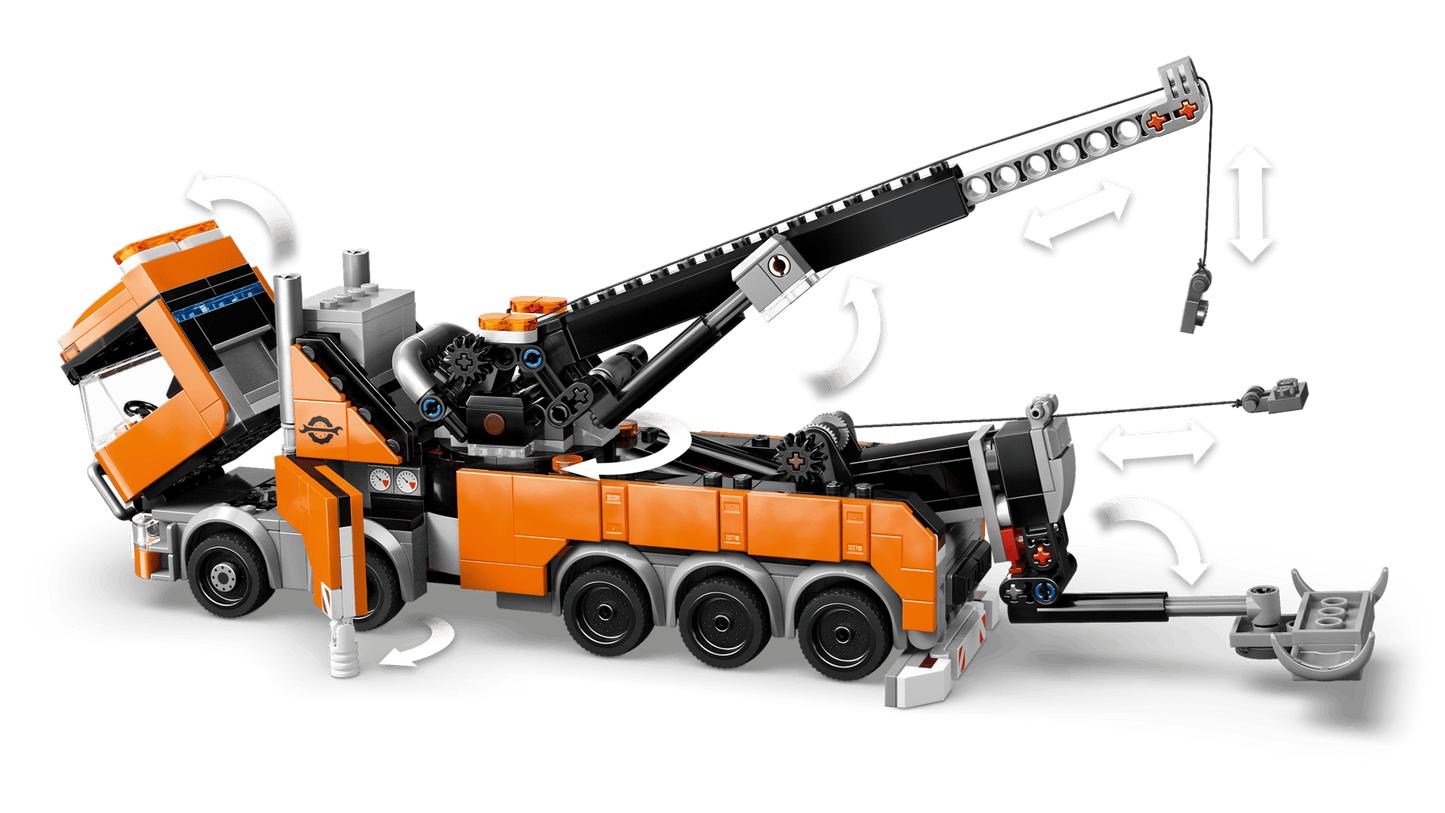 LEGO City Schwerlast-Abschleppwagen mit Kran (60467)
