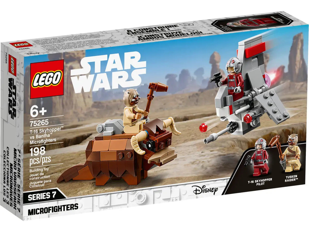 LEGO Star Wars T-16 Skyhopper™ vs Bantha™ Microfighters (75265)