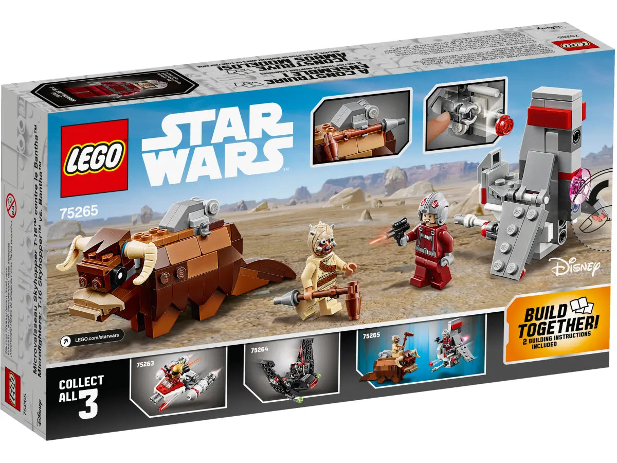 LEGO Star Wars T-16 Skyhopper™ vs Bantha™ Microfighters (75265)