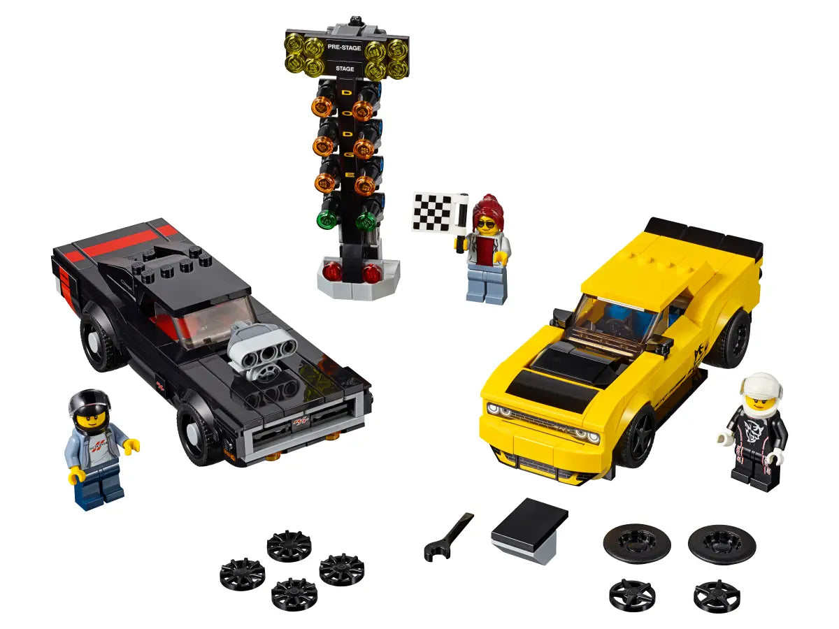 LEGO Speed Champions 2018 Dodge Challenger SRT Demon und 1970 Dodge Charger R/T (75893)