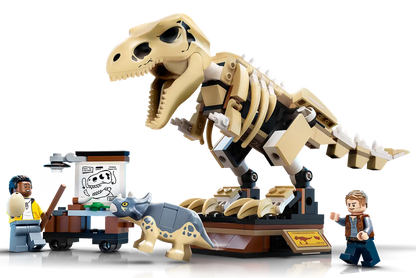 LEGO Jurassic World T.Rex-Skelett in der Fossilienausstellung (76940)