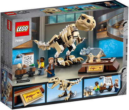 LEGO Jurassic World T.Rex-Skelett in der Fossilienausstellung (76940)