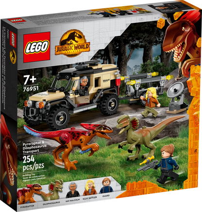LEGO Jurassic World Pyroraptor & Dilophosaurus Transport (76951)