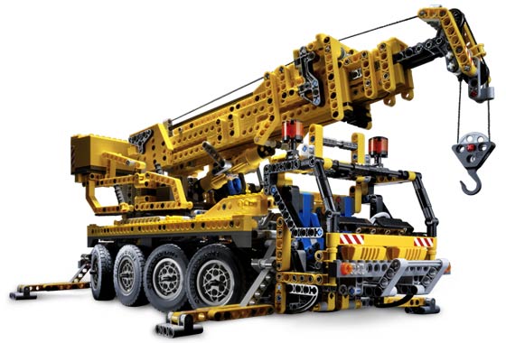 LEGO Technic Pneumatik Kranwagen XXL mit Motor (8421)