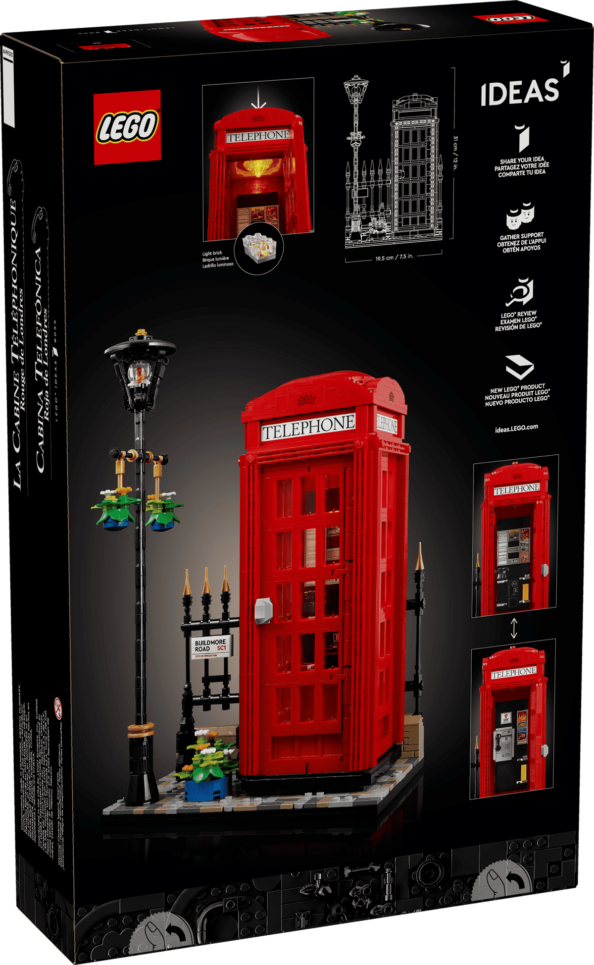 LEGO Ideas Rote Londoner Telefonzelle (21347)