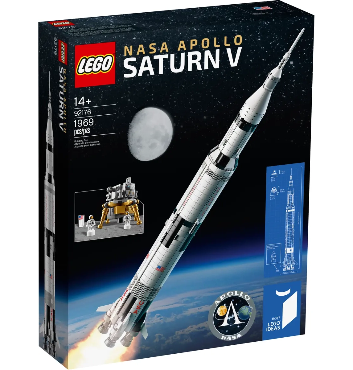 LEGO Ideas LEGO® NASA Apollo Saturn V (92176) (Version 2020 Re-Release)