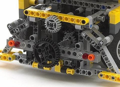 LEGO Technic Pneumatik Kranwagen XXL mit Motor (8421)