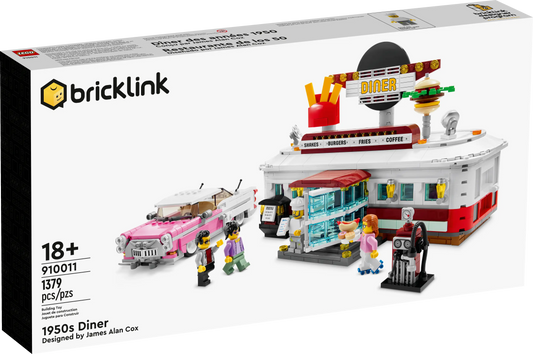 LEGO® Bricklink 910011 Restaurant aus den 1950er-Jahren