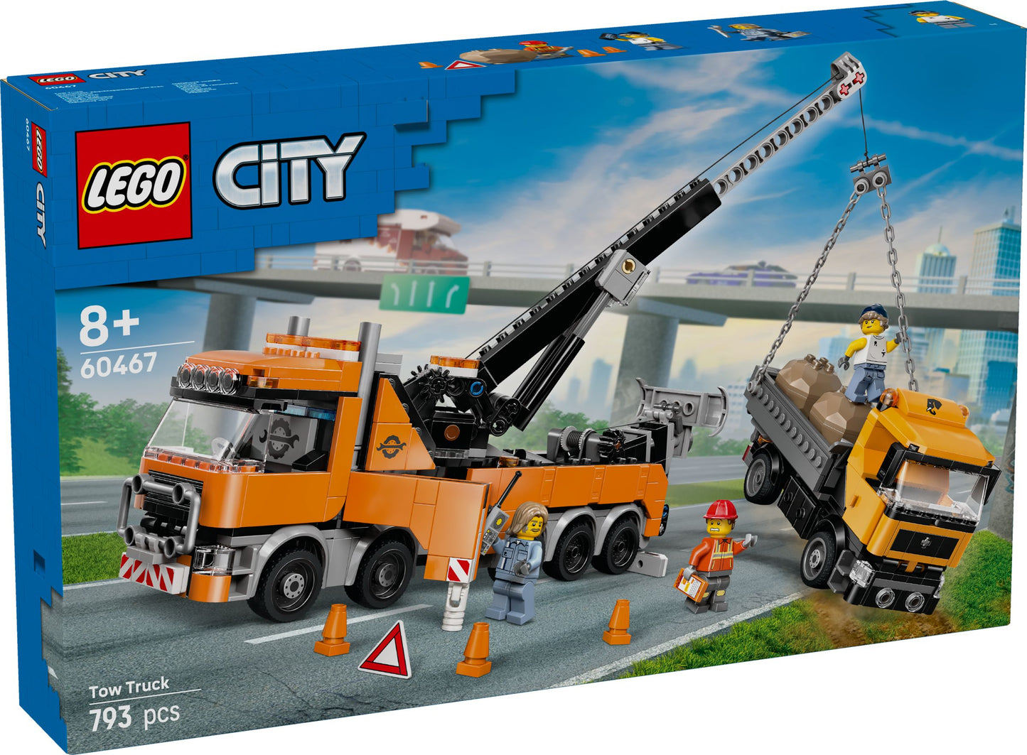 LEGO City Schwerlast-Abschleppwagen mit Kran (60467)