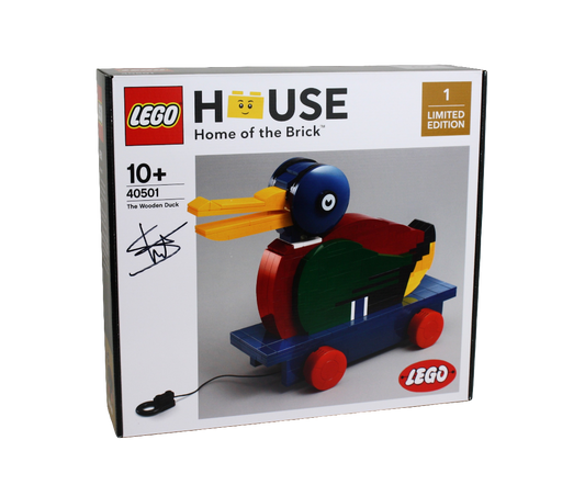 LEGO HOUSE Exclusive Holzente (40501) - signiert vom Designer