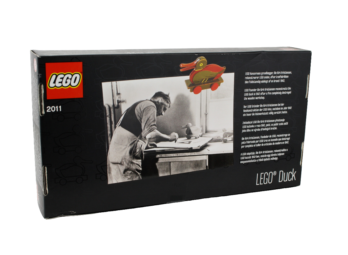 LEGO Mitarbeitergeschenk Holz Ente (2011)