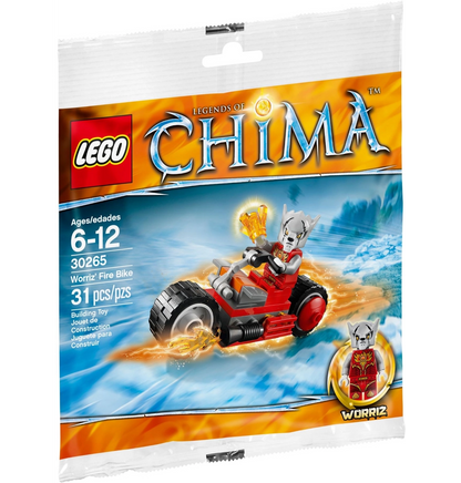 LEGO Legends Of Chima Worriz' Feuer-Bike Polybag (30265)