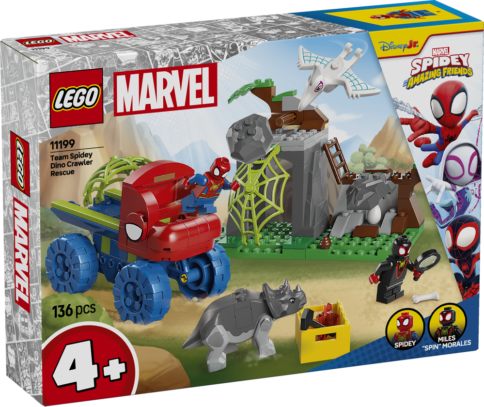 LEGO Marvel Super Heroes Spideys Team auf Rettungsmission im Dino-Truck (11199)