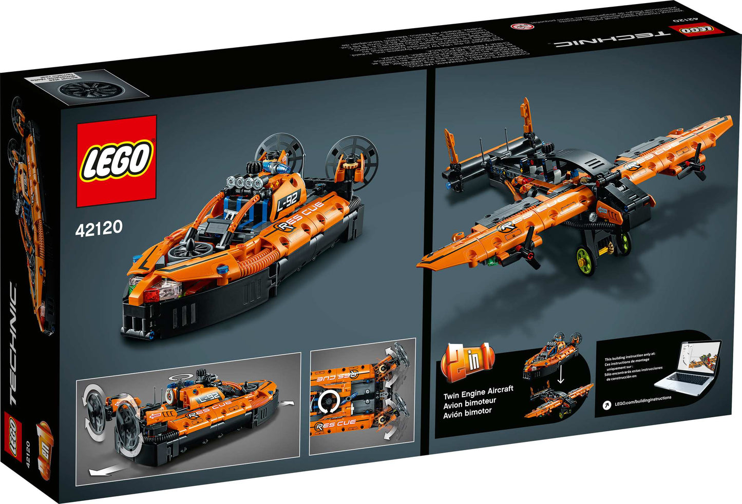 LEGO Technic Luftkissenboot für Rettungseinsätze (42120)