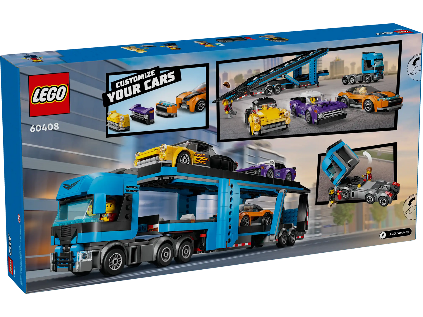 LEGO City Autotransporter mit Sportwagen (60408)