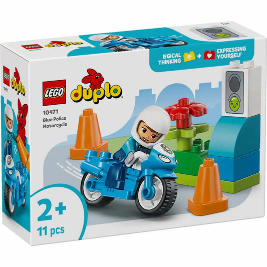 LEGO DUPLO Blaues Polizeimotorrad (10471)
