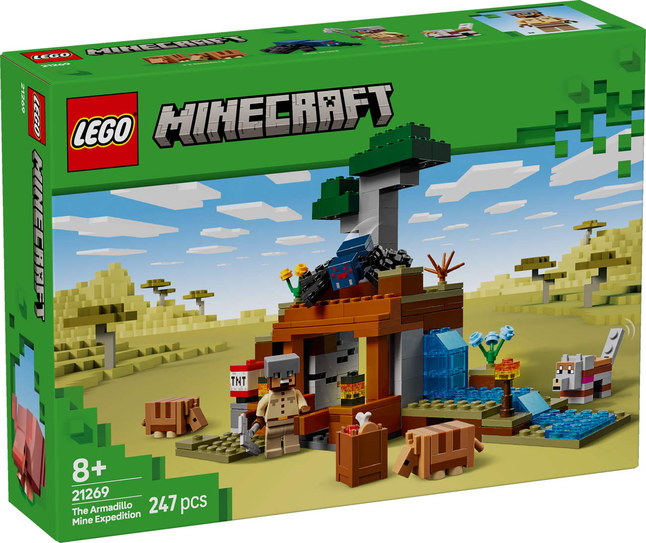LEGO Minecraft Die Expedition zur Gürteltiermine (21269)