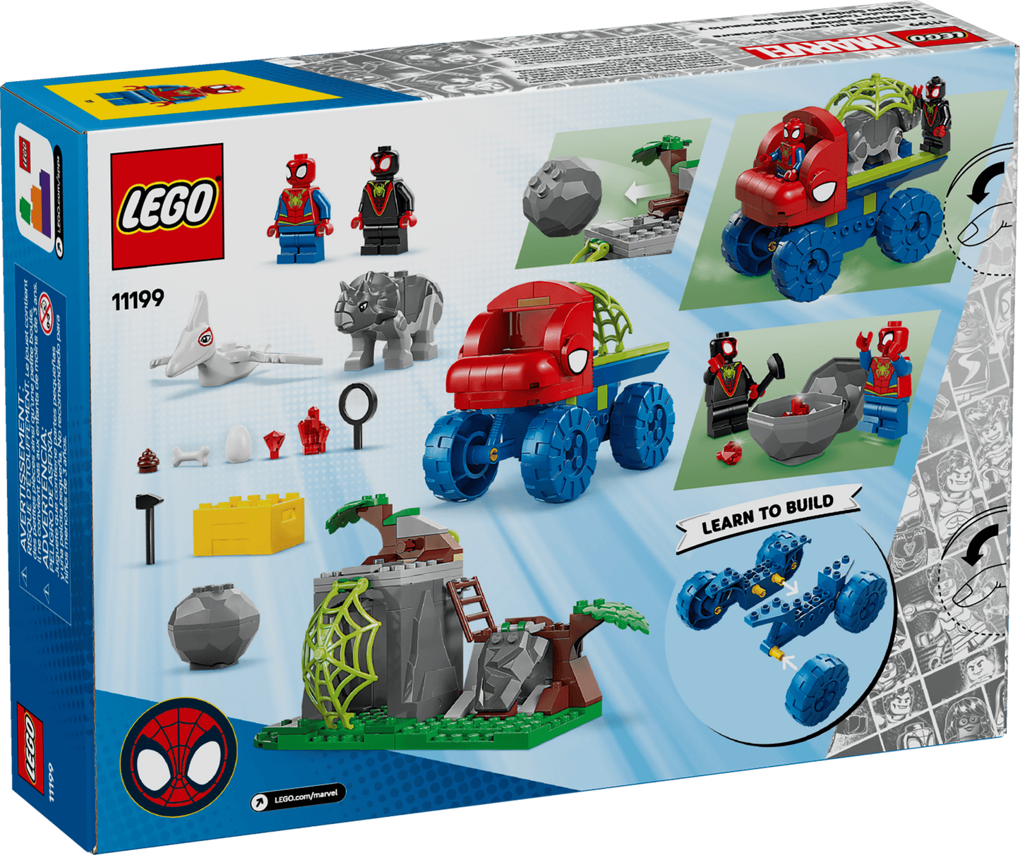 LEGO Marvel Super Heroes Spideys Team auf Rettungsmission im Dino-Truck (11199)