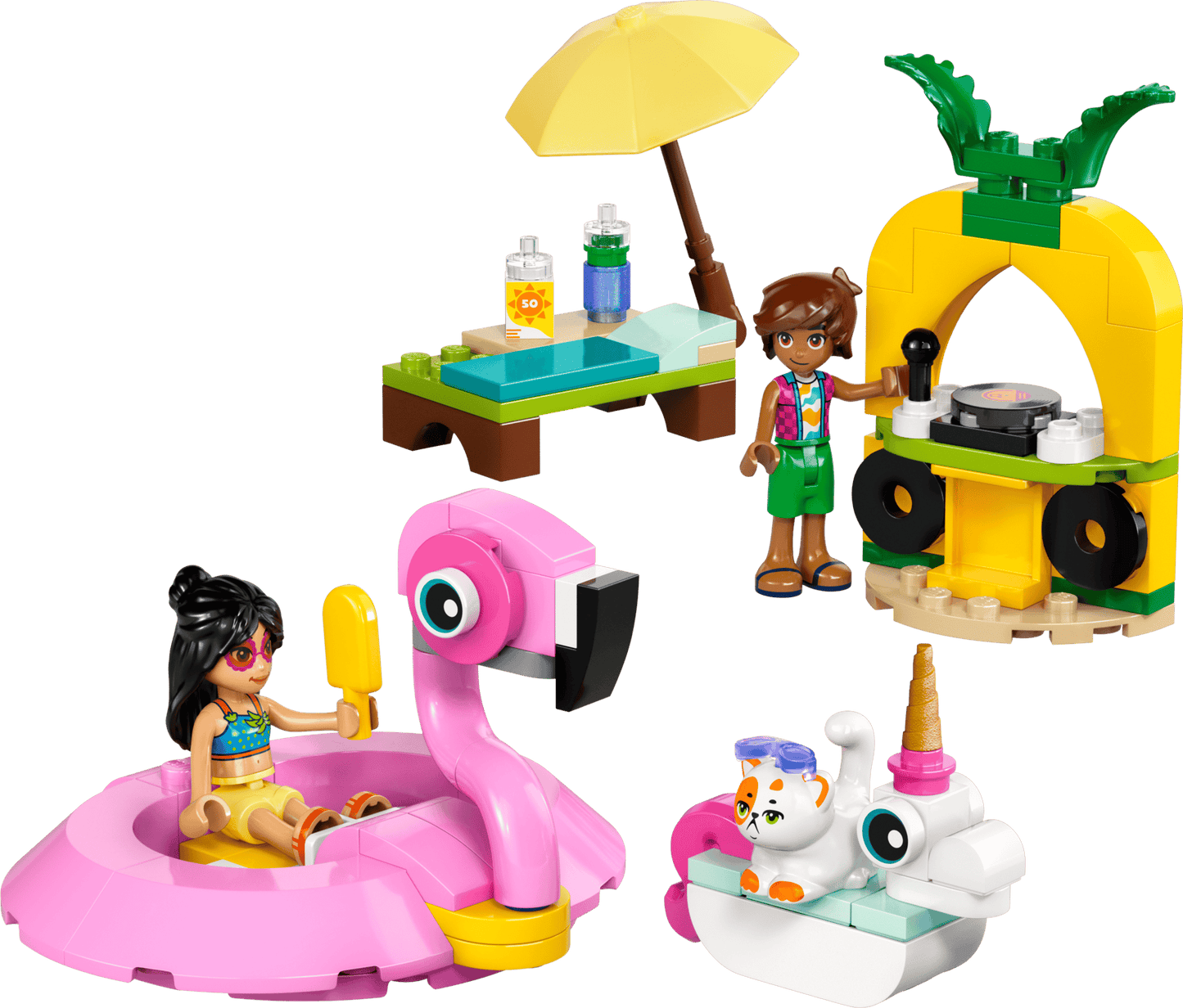 LEGO Friends Poolparty mit Einhorn und Flamingo (42658)