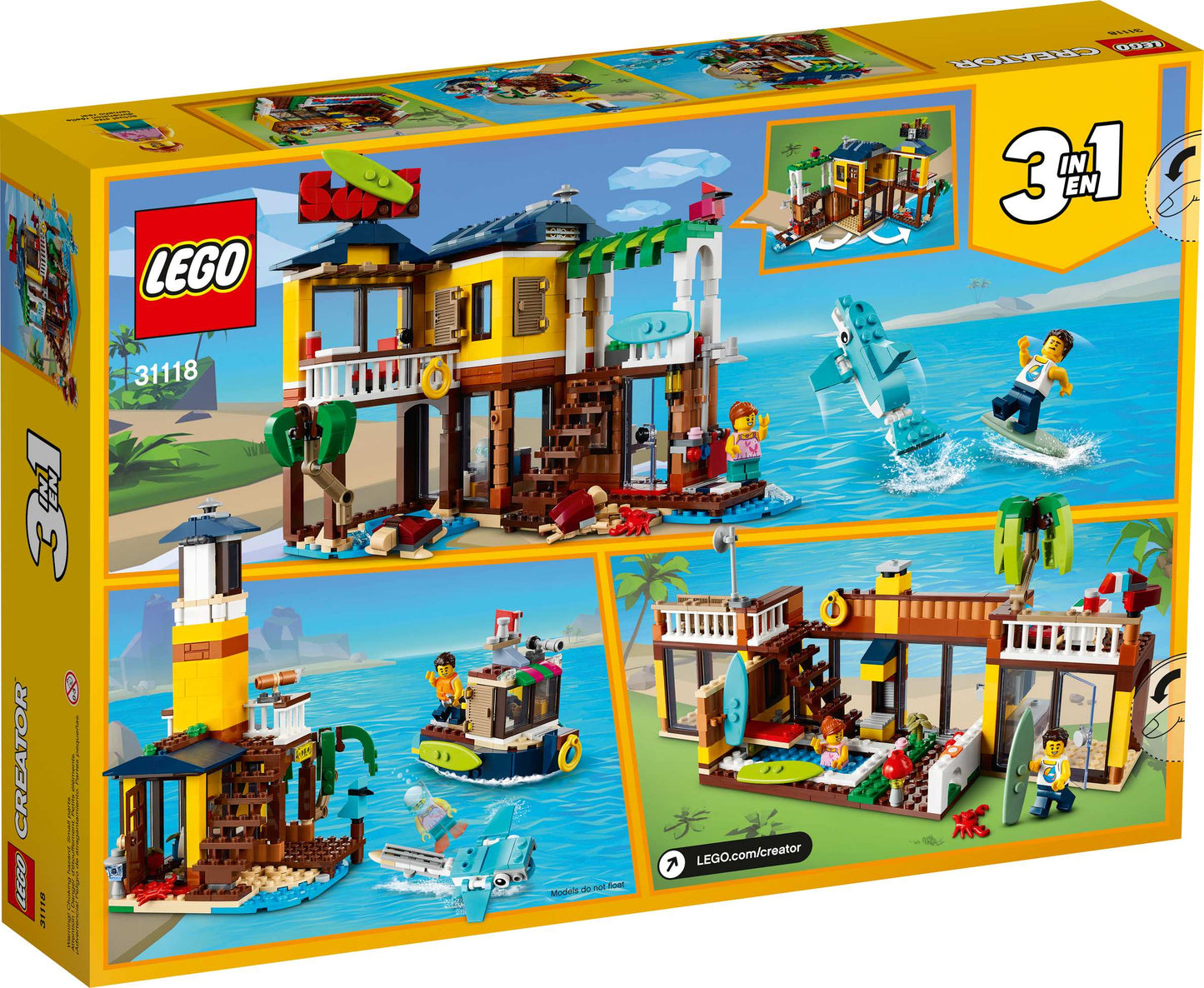 LEGO Creator 3in1 Surfer-Strandhaus (31118)